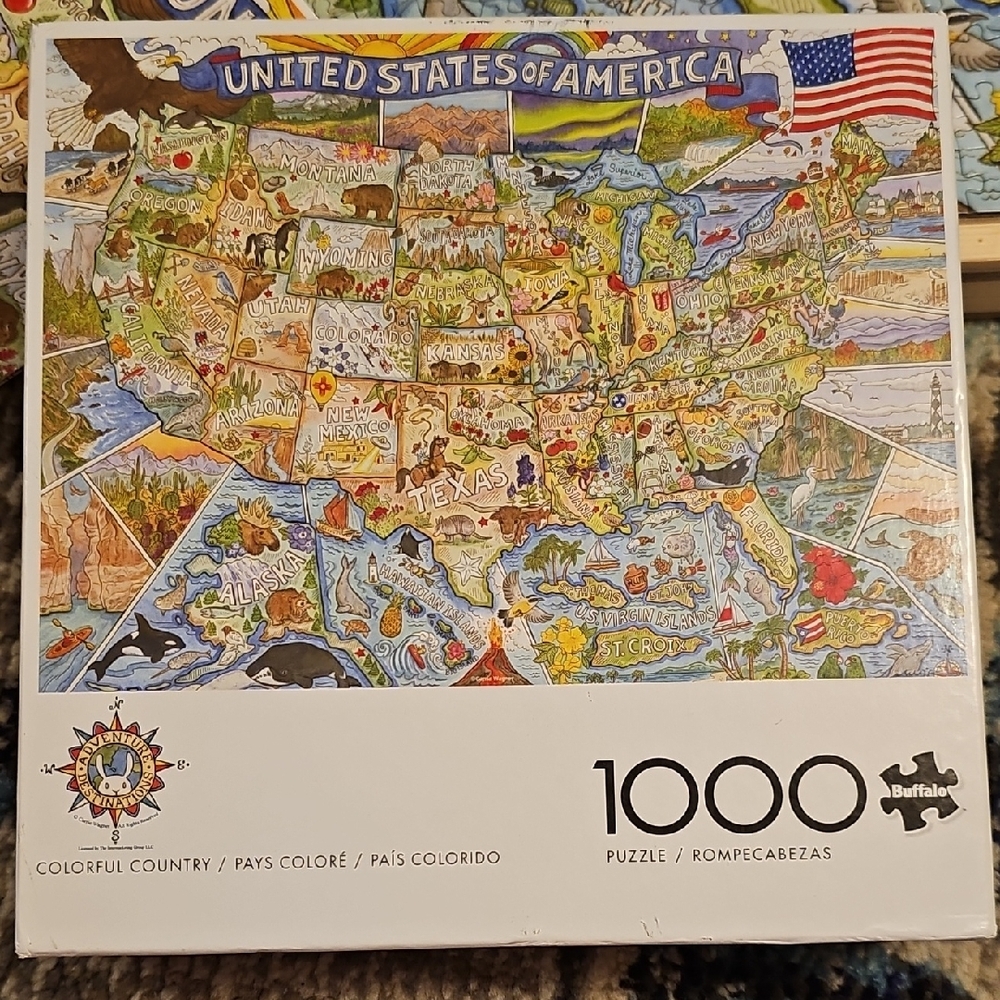 Buffalo Games USA Map Puzzle